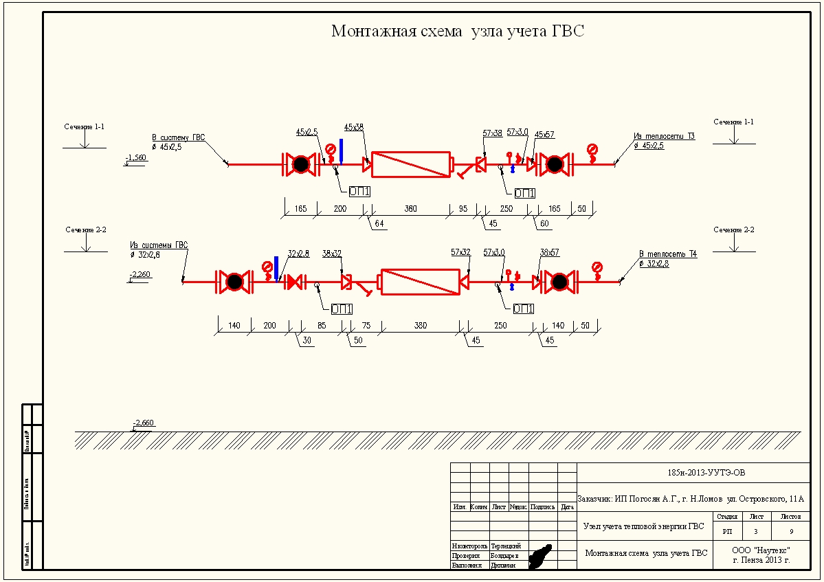 Проектная Документация | Наутекс :: Теплосчетчики, Счетчики Воды.